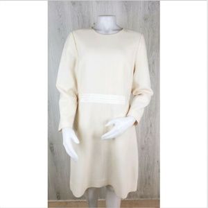 J.Crew Double Faced Wool Crepe Dress Size 14